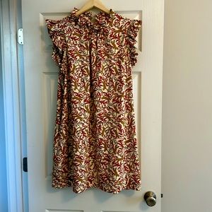 Jude Connally leopard print sleeveless dress, size XL. Worn once